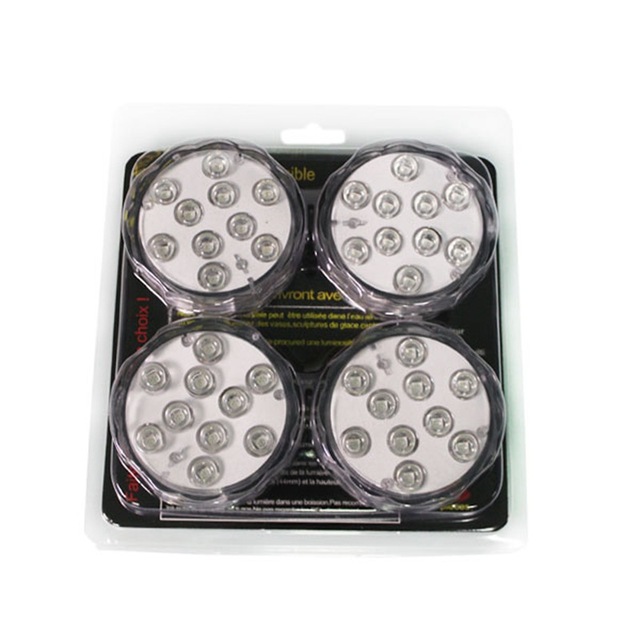 Remote Control 10 Super Bright Dual Led Floral Tea Light Submersible Floralyte Party Wedding Lights