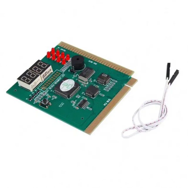PCI & ISA Motherboard Tester Diagnostic Display 4-bit PC computer motherboard debugging Postcard analyzer