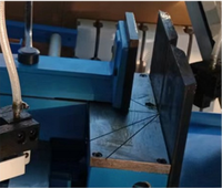 G4025B PC Control Metal Band Saw Machine Semi-Automatic Scissors Type Angle Cutting for Steel Bars Pipes Manual Tension Saw