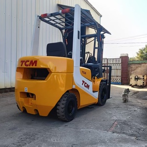 Japan Origin TCM FD25 Used 2.5 Ton Diesel <b>Forklift</b> with Hydraulic Side Shifter and Solid Tire in Stock - Product Image 2