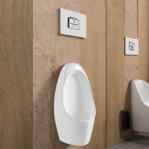 Orinatoio in Ceramica Moderno di Alta Qualità, Montaggio a Parete con Scarico a Sifone, <span class=keywords><strong>per</strong></span> Bagni Maschili, Facile da Pulire, <span class=keywords><strong>per</strong></span> Appartamenti e Scuole - Product Image 4