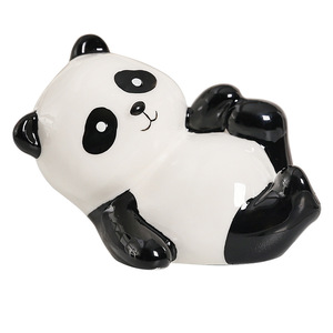 Figurine de panda en poterie peinte, 11CM-30CM, décoration de bureau, cadeau, poupée de dessin animé unisexe - Product Image 5