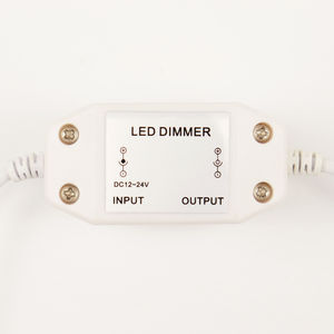 Contrôleur de luminosité LED monochrome de haute qualité GL-DIM1002, variateur rotatif LED 12V 2A 24W avec bouton marche/arrêt, interrupteur de gradation LED - Product Image 3
