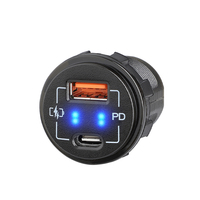 Chargeur USB-C Youliang OEM pour siège de bus, type C, QC3.0, 48W, 12V, 24V