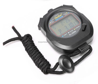 Timer Stopwatch Olahraga Layar Besar 10 Memori Lap Split Chronograph untuk Latihan Tim Lari Lapangan