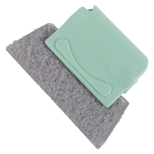 Cepillo de limpieza de ventanas extraíble multifuncional con ranuras y estrías, cerdas suaves ecológicas, mango de plástico - Limpieza de ángulos muertos - Product Image 1