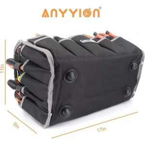 Sac à outils d'électricien neuf, certifié BSCI, portable, multi-poches, 1680D, luxe, sac de rangement pour outils - Product Image 1