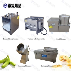 50kg 100kg tự động chuối chip dây chuyền sản xuất máy làm nhà sản xuất 20 + năm kinh nghiệm - Product Image 3