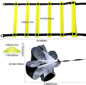 Bán buôn ABS nhựa nhanh nhẹn hurdling thể thao thiết bị đào tạo trở ngại nhảy bóng đá lĩnh vực cỏ đào tạo Bộ dụng cụ - Product Image 5