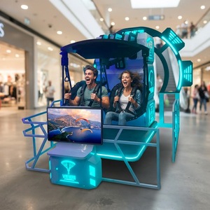 Simulateur de Parapente VR Commercial <span class=keywords><strong>2</strong></span> Places, Jeu de Vol Dynamique en Parapente, Cinéma de Réalité Virtuelle 9D pour Centre Commercial - Product Image 1