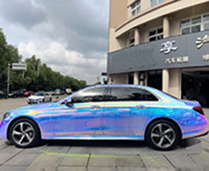 Film adhésif pour voiture 1,52*18M, chrome arc-en-ciel blanc, vinyle de covering auto changeant de couleur, haute qualité - Product Image 6