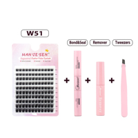 Pestañas Postizas DIY con Efecto Perla de Concha de Ostra, 47D, Curvatura B, 9-14mm, Brillantes, Neutras, Opalescentes, Sutiles, para Boda en la Playa, Brunch Costero