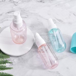 VANTUR Botella de Plástico Portátil para Cosméticos 30mL Transparente con Forma, Pulverizador de Niebla Facial Vacío para Cuidado de la Piel, Tipo Sellado con Pantalla - Product Image 4