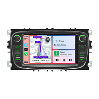Autoradio 4 cœurs avec écran HD 7 pouces, Carplay sans fil, Android Auto, radio FM, Bluetooth, lecteur DVD pour Ford Focus