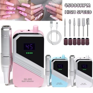 Máquina Eléctrica Portátil para Uñas de 45000 RPM con Pantalla LED, Lijadora de Uñas Recargable para Esmalte de Uñas de Gel, para Salón de Manicura - Product Image 1