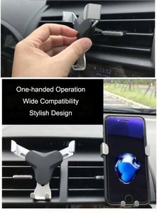 Gravitative High Quality Car Mount Universal Mobile Phone Holder Stand Clip Air Vent Mount Car Holder - Product Image 6