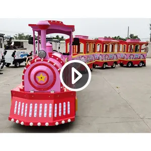 Cheap Prices Amusement Park Rides Shopping Mall Kids Attractions Electric Trackless Train Tourist Sightseeing Train For Sale