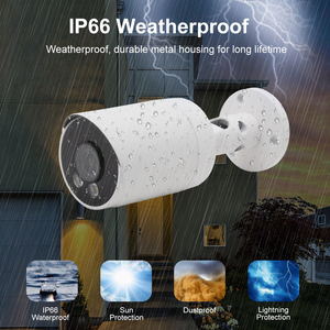 Telecamera IP Bullet POE da 5MP per Esterni, Visione Notturna a Colori, Obiettivo Fisso 2.8 F1.0, Microfono Integrato, P2P, WDR 120dB, H265, IP66 - Product Image 5