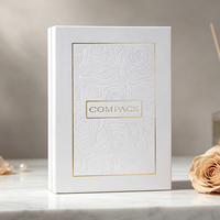 Scatola Regalo per Profumo in Carta Speciale di Alta Qualità, Logo in Lamina d'Oro con Goffratura 3D, Scatola Rigida in Cartone per Fragranze di Lusso