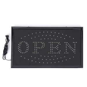 Custom Size OPEN LED <b>Sign</b> LED Business Advertising <b>Sign</b> for Barbershop Fast Food Retail Store Front Window Display - Product Image 2