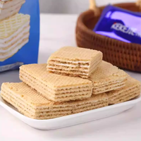 Grossiste en snacks exotiques : Gaufrettes semi-molles fourrées aux saveurs fruitées et au fromage, 300g