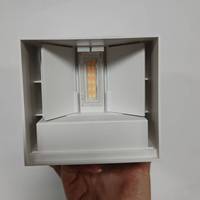 Lampe murale à LED réglable à quatre feuilles mobiles, très vendue, angle de faisceau 10-140°, design moderne, 6W, 540LM, 3CCT