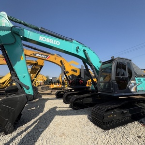 รถขุดไฮดรอลิก Kobelco SK200D มือสอง นำเข้าจากญี่ปุ่น สำหรับงานวิศวกรรมเทศบาล ความเสียหายต่ำ 20 ตัน มอเตอร์ปั๊ม - Product Image 6