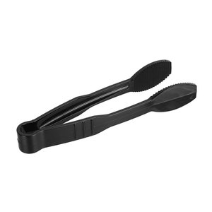 Resistente duro PC utensili da servizio in plastica grande insalata pinza per cucina festa cibo Buffet di plastica nera per servire Clip smerlato - Product Image 5