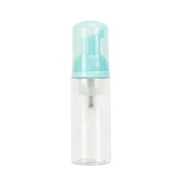 50ml 60ml plastique vide soins de la peau mousse pompe bouteille rose vert nettoyant pour le visage bouteille en plastique savon liquide bouteille
