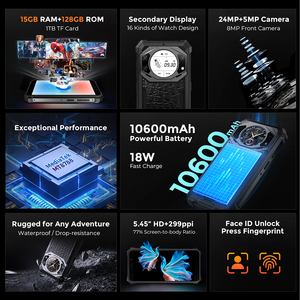 Fossibot F101 Pro <span class=keywords><strong>New</strong></span> NFC <span class=keywords><strong>Android</strong></span> điện thoại di động <span class=keywords><strong>Android</strong></span> điện thoại thông minh Điện thoại 8MP 24MP máy ảnh gồ ghề điện thoại - Product Image 5