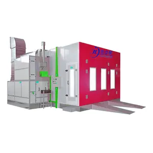 Chauffage électrique/diesel/gaz de grande taille Cabine de peinture pour voiture Cabine de pulvérisation Europe Norme CE Four de cuisson et de peinture pour carrosserie de voiture