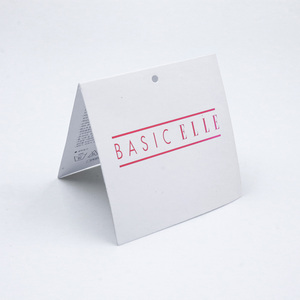 Factory Direct Sale Free Design Customizable Printed Logo &amp; Brand Name Hang <strong>Tag</strong> Garment Paper Hang <strong>Tags</strong> for Clothing - Product Image 5