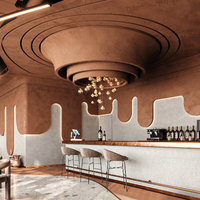 Service de conception 3D personnalisé haut de gamme, design minimaliste pour café, conception de kiosque à café, aménagement de comptoir à café