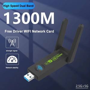 Adaptateur Wi-Fi USB 3.0 Plug and Play double bande pour <span class=keywords><strong>jeux</strong></span> en ligne, streaming vidéo, <span class=keywords><strong>PC</strong></span> de bureau, ordinateur portable, carte réseau externe - Product Image 3