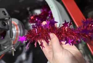 Cuchilla de 175 mm de alta eficiencia para máquina de guirnaldas de oropel y guirnaldas metálicas, para decoraciones navideñas y de eventos - Product Image 6