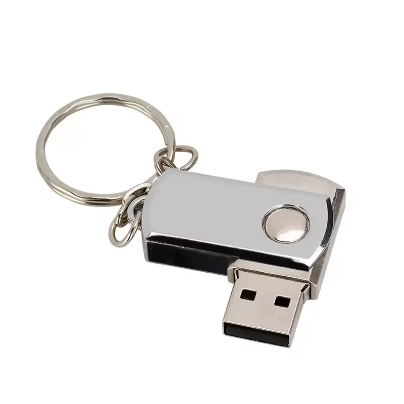 OEM 브랜드 금속 USB 키 2.0 3.0 플래시 펜 드라이브 128MB 256 1GB 2GB 4GB 8GB 16GB 32GB 64GB Pendrive (키 체인 포함)
