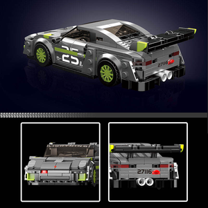 Mould King 27116 435PCS Car Serie <span class=keywords><strong>911</strong></span> BTZ R5 Eight Grid Car Building Block Model Technical Educational Toy Festival Gift - Product Image 4