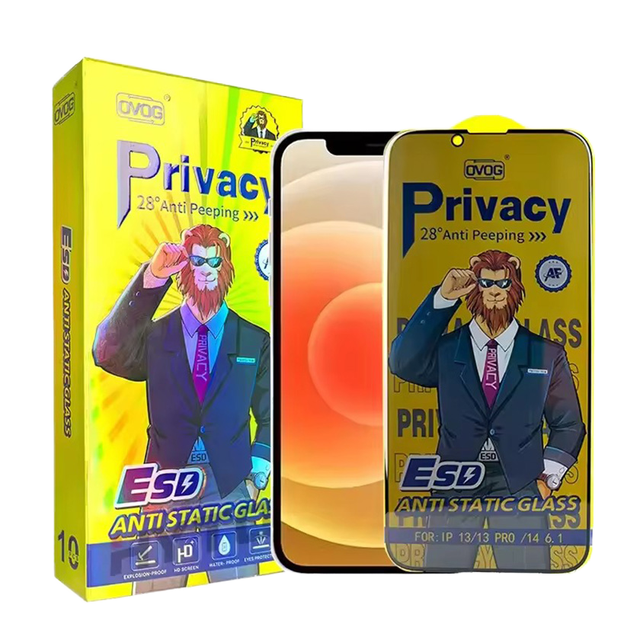 Wholesale 2.5D 9H Tempered Glass Screen Protector Film Anti-Spy Privacy for 11 13T 12Pro 14 Ultra All Phone Models