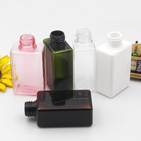 IBELONG 150ml vert rose blanc ambre clair Rectangle plat carré PETG plastique brouillard pulvérisateur pompe pour parfum