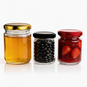 Barattolo di <span class=keywords><strong>Vetro</strong></span> Rotondo con Coperchio Ermetico per Conservazione Alimenti e Spezie - Product Image 6