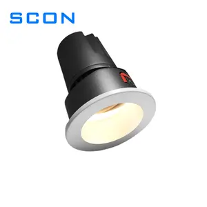 SCON Dimmable 15 도 LED 스포트라이트 7W CRI93 100lm/w 5000K 스포트라이트 고성능 LED 옥외 LED 스포트라이트 110v SC-SDR03