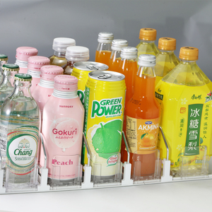 Giá Hiển Thị Uống Tổ Chức Hệ Thống Với Trọng Lực Con Lăn Bóng Pusher Đồ Uống Tủ Lạnh Hiển Thị Trượt Có Thể Chai Uống Pusher - Product Image 5