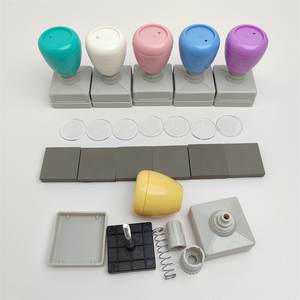 <span class=keywords><strong>HA</strong></span> Soft Color Square 30mm Sello personalizado Pre-entintado Sello de oficina para sellos Flash de maestros - Product Image 5