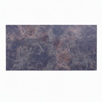 Panneaux de revêtement mural flexibles, imperméables et ignifuges en quartz sable bleu émeraude MCM modernes pour extérieur/intérieur avec garantie de 5 ans