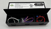5 en 1 Multi Dimmable 60W LED Transformateur 12v 24v Sortie Alimentation Commutable UL Listé avec Boîtier Métallique Classe 2