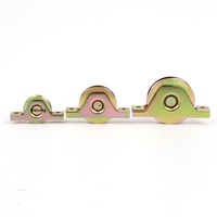 Rail de guidage industriel pour porte de garage, en acier plaqué, avec poulie en U pour roue à disque personnalisée, pour porte coulissante à câble métallique, 4 mm