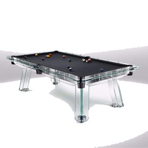 Nouveauté 2026 : Table de billard de luxe moderne de 8 pieds en verre trempé pour intérieur – Ventes flash usine - Product Image 6