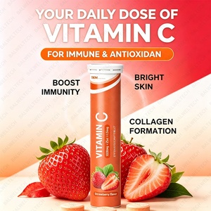 Suplementos OEM ODM Más Vendidos, Tabletas Efervescentes de Vitamina C 1000mg Sin Azúcar con Zinc - Product Image 3