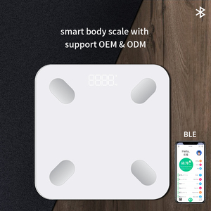 Skala baca penganalisa komposisi tubuh 180kg dengan tampilan LED skala kamar mandi dengan Bluetooth & <span class=keywords><strong>WiFi</strong></span> mengukur skala lemak tubuh - Product Image 1