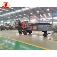 Broyeur de bois et déchiqueteuse sur remorque Kowloon Machinery SWC1600 à moteur diesel avec roulement et moteur pour une productivité élevée